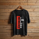 Quit Talking, Start Doing Tee/Unisex Oversized T-Shirt - Black