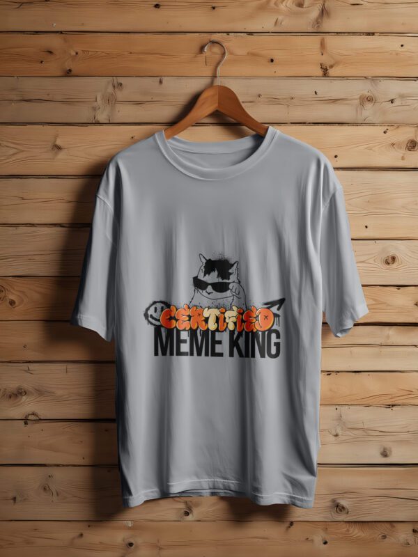Certified Meme King Tee/Unisex Oversized T-Shirt