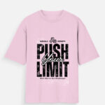 Limit? Never Heard of Her Tee - Light Baby Pink