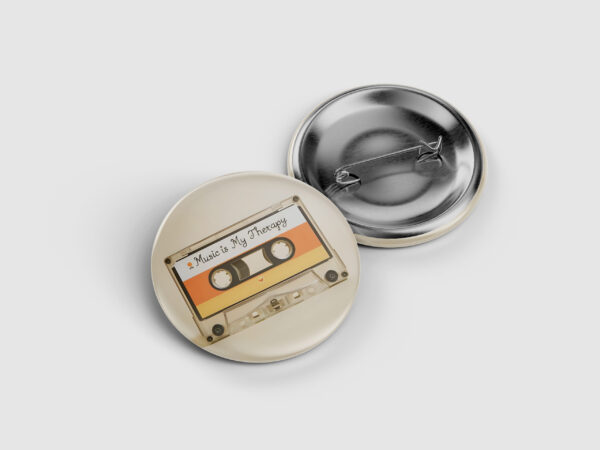 Music is My Therapy Black Badge